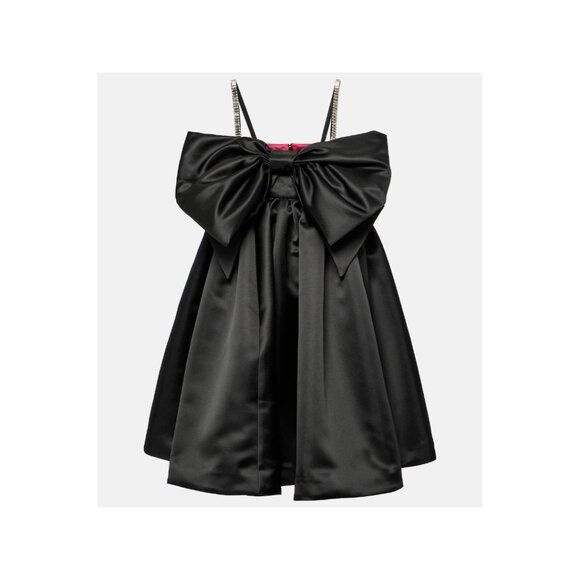 NWT Nina Ricci Black Bow Mini DressCocktail DressParty DressSize 2